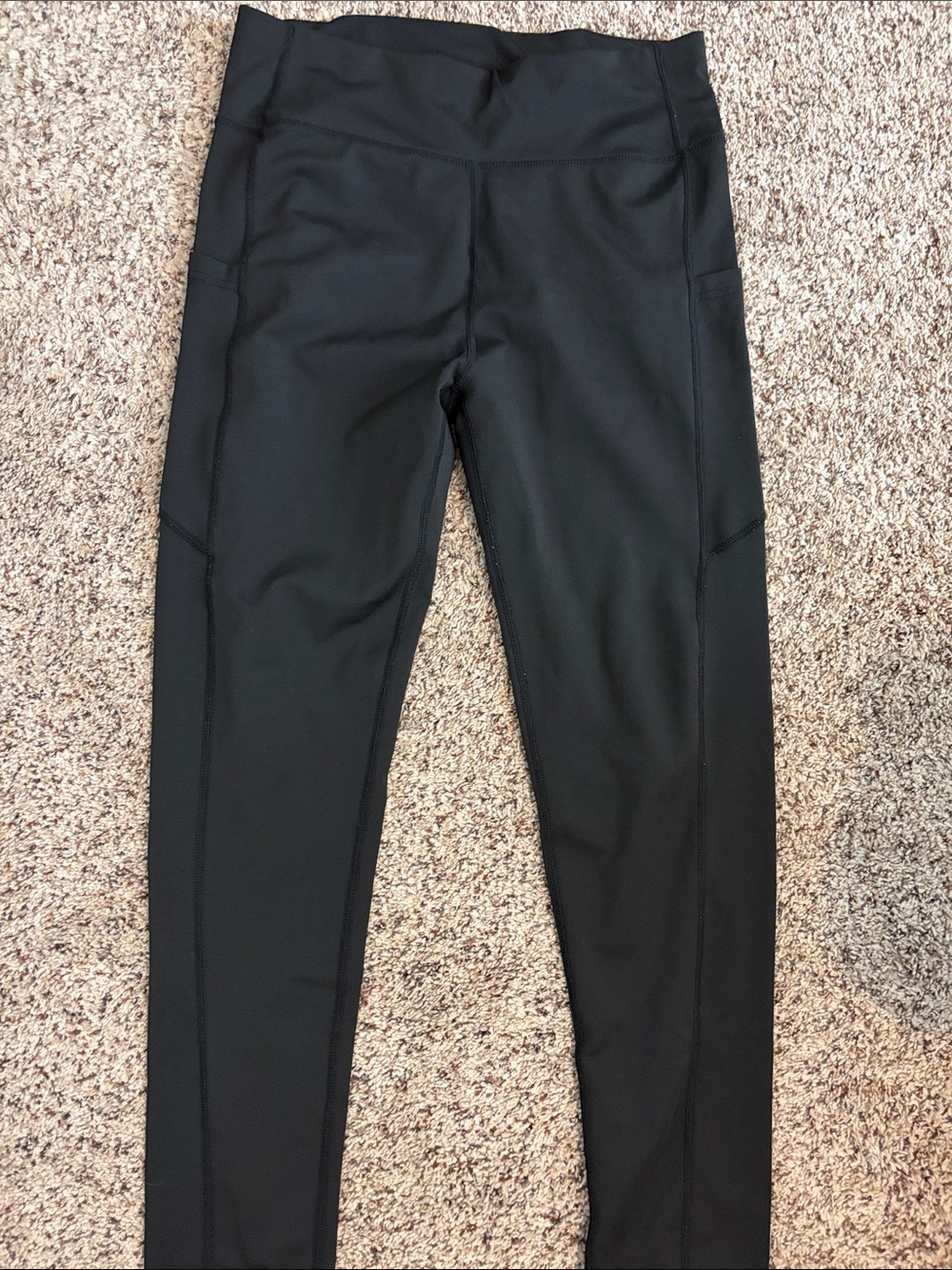 Black High-Waist Athletic Leggings
